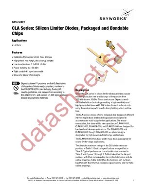 CLA4609-086LF datasheet  